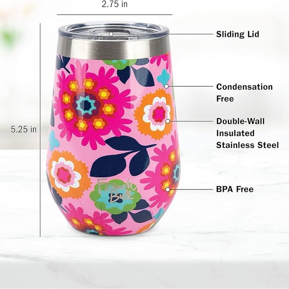 R19. SET of 2 - 9oz + 12oz French Bulldog Insulated Stainless Steel Tumblers NEW - Picture 8 of 8